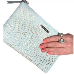 Stella & Dot Clutch in Mint Green